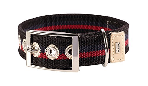 Collar New Orleans Stripes 50 Cotton Strap Black | Hunter
