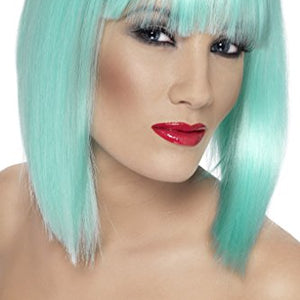 Smiffys Glam Wig - Neon Aqua