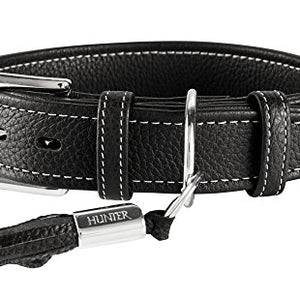 Collar Cannes, 45 Black, Leather | Hunter