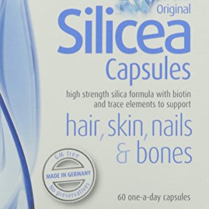 Hubner Silicea for Hair Skin and Nails - Pack of 60 Capsules