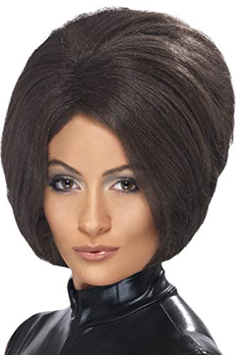 Smiffys Posh Power Wig - Brown