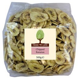 Tree of Life Dried & Sweetened Banana Chips - 500g