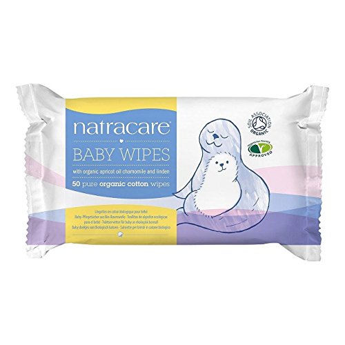 Natracare Organic Cotton Baby Wipes - 50 Wipes