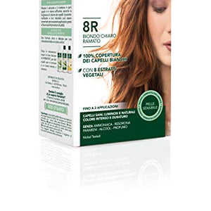 Herbatint Permanent Herbal Hair Colour Gel, 8R Light Copper Blonde, 150 ml