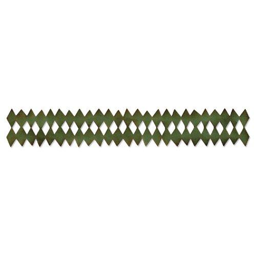 Sizzix Sizzlits Decorative Strip Die By Tim Holtz-Harlequin Border 12.625x2.375