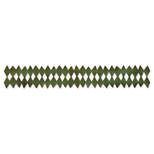 Sizzix Sizzlits Decorative Strip Die By Tim Holtz-Harlequin Border 12.625x2.375
