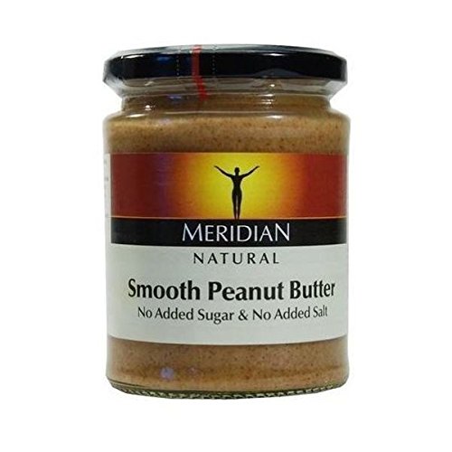 Meridian Smooth Peanut Butter No Salt 280g x 5 (Pack of 5)