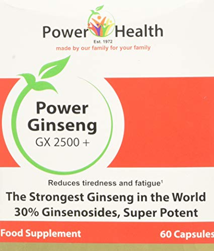 Power Health 100mg Ginseng GX2500+ - Pack of 60 Capsules
