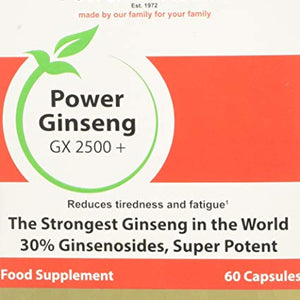 Power Health 100mg Ginseng GX2500+ - Pack of 60 Capsules