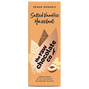 Raw Chocolate Co Vanoffee Hazelnut Raw Chocolate Bar 38g (Pack of 10)