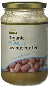 Suma Organic Crunchy and Salty Peanut Butter 340 g (Pack of 6)