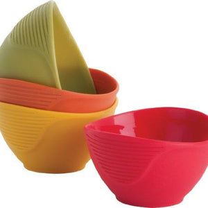Trudeau Silicone Pinch Bowls, Set of 4