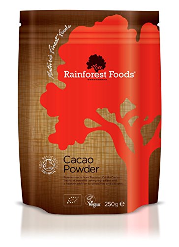 Rainforest Foods Organic Peruvian Cacao Powder 250g (2 pack)