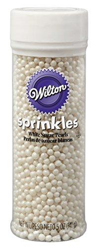 Wilton Sugar Pearls, White, 5 Oz