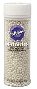 Wilton Sugar Pearls, White, 5 Oz