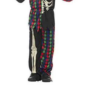 Smiffys 48204L Skeleton Jester Costume (Large)