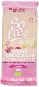 Plamil Organic So Free Alternative Thin White Chocolate 12 Bars