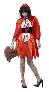 Smiffys Women's Halloween Zombie Little Miss Hood Costume (Large)