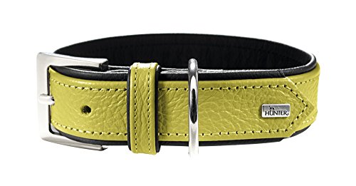 Collar Capri 55 Nickel Nappa Lime Green/Black, 42-48 Cm | Hunter