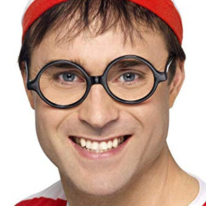 Smiffys Where's Wally? Instant Kit, Hat & Glasses, One Size, 34589