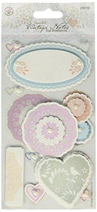 Papermania Vintage Notes Big Elements Cardstock Die-Cuts-
