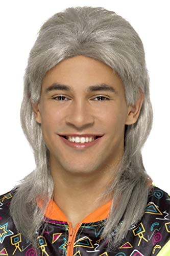 Smiffys 43077 80's Mullet Wig (One Size)