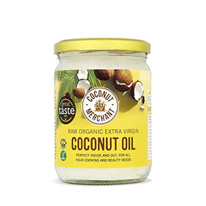 Coconut Merchant Organic Coconut Oil 500mL | Extra Virgin, Raw, Cold Pressed, Unrefined | Ethically Sourced, Vegan, Ketogenic and 100% Natural - 500mL