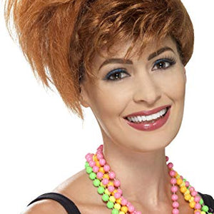 Smiffys 43691 "80's Side" Ponytail Wig with Fringe (One Size)