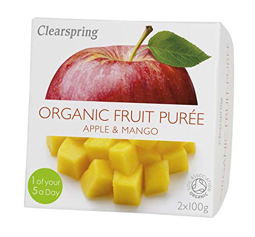 Clearspring Organic Apple and Mango Fruit Purée, 100g