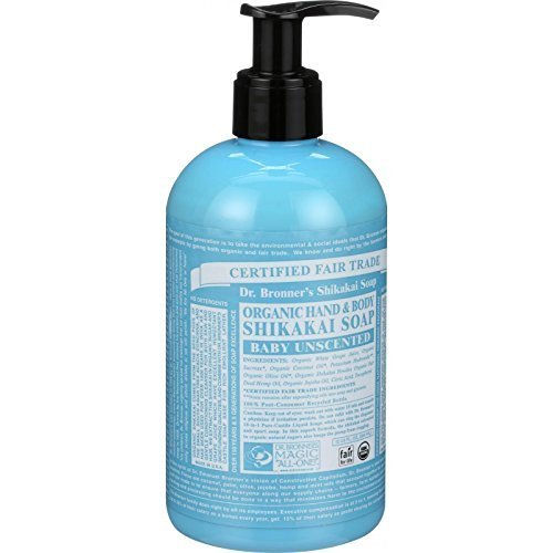 Dr. Bronner's 4-in-1 Pump Soap, Sugar Baby Unscented, 355ml