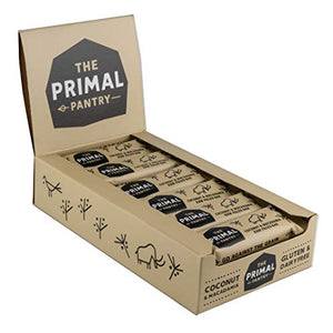 THE PRIMAL PANTRY Coconut & Macadamia Raw Paleo Bar 45g (PACK OF 18)