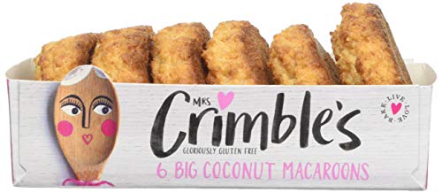 Mrs Crimbles 6 Large Coconut Macaroons (Pack of 6, Total 36 Slices)