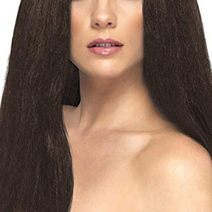 Smiffys Star Style Wig, 44 cm - Brown