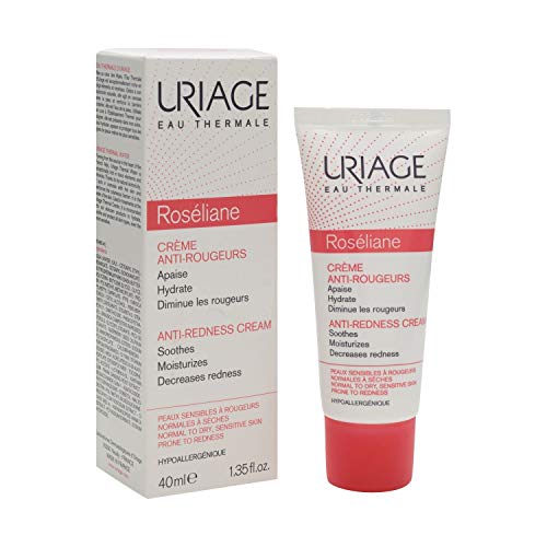 Roseliane by Uriage Eau Thermale Anti-Redness Cream 40ml + Free Thermal Micellar Water For Sensitive Skin 100ml 40ml