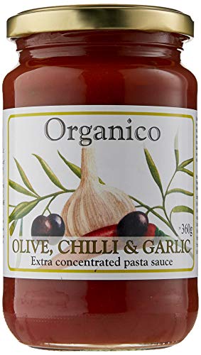 Organico Olive, Chilli and Garlic Organic Sauce 360 g