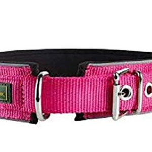 Collar Neoprene Reflect 50, 39-46 Cm, 45 Mm Nylon Raspberry/Neoprene Black | Hunter