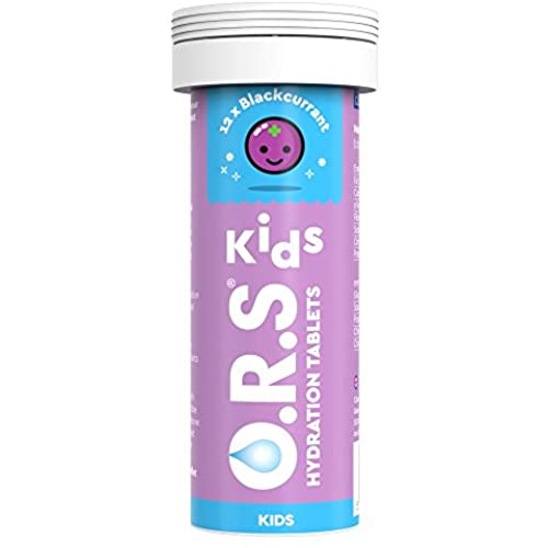 O.R.S Kids Hydration Electrolyte Tablets Blackcurrant Tube of 12