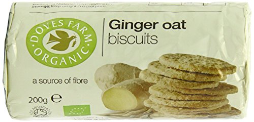 Doves Farm Organic Ginger Oat Biscuits, 200g