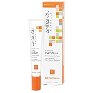 Luminous Eye Serum, Brightening, .6 fl oz (18 ml) - Andalou Naturals
