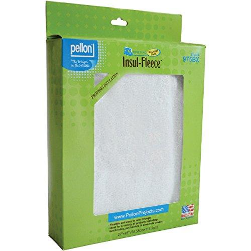 Pellon 975BX Polyester Insul-Fleece, 27" x 45", White
