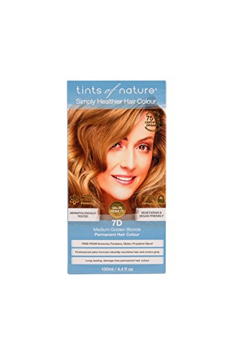 TINTS OF NATURE PERMANENT HAIR 7D Medium Golden Blonde 130ml (PACK OF 1)