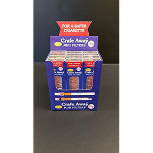 CRAFE AWAY REGULAR MINI FILTERS CIGARETTE 10 (12 IN 1 PACK) - 12 IN 1
