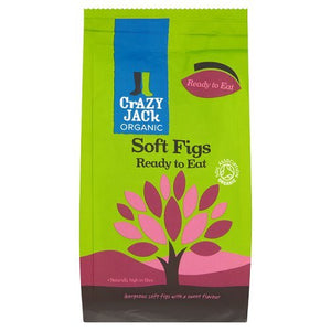 CRAZY JACK Organic Soft Dried Figs 250g (PACK OF 1)
