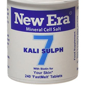 New Era Number 7 Kali. Sulph. Tablets - Pack of 240