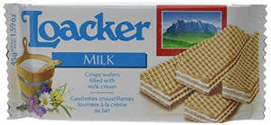 Loacker Milk Wafers 45 g (Pack of 25)