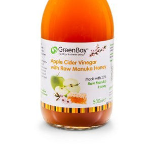 Green Bay Harvest Apple Cider Vinegar with 20% Raw Manuka 500 ml