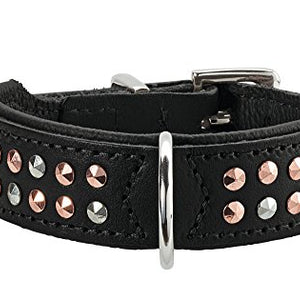 Collar San Diego, 37 Black, Leather | Hunter