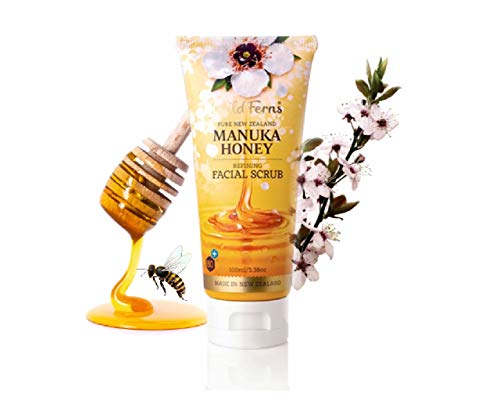 Wild Ferns Manuka Honey Refining Facial Scrub, 100 ml