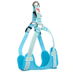 Long Paws Comfort Collection Harness Medium Light Blue