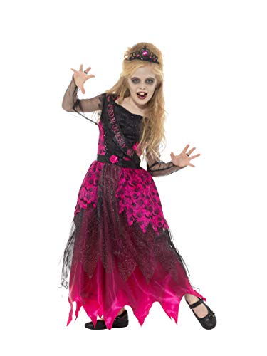 Smiffys 48136L Pink and Black Deluxe Gothic Prom Queen Costume